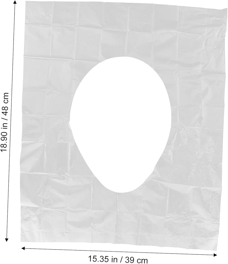 أغطية مقاعد المرحاض القابلة للتصرف 2 قطعة، بطانة المرحاض المحمولة السميكة للسفر - Image 5